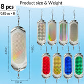 Glow-in-the-dark trolling lures for salmon and predatory fish